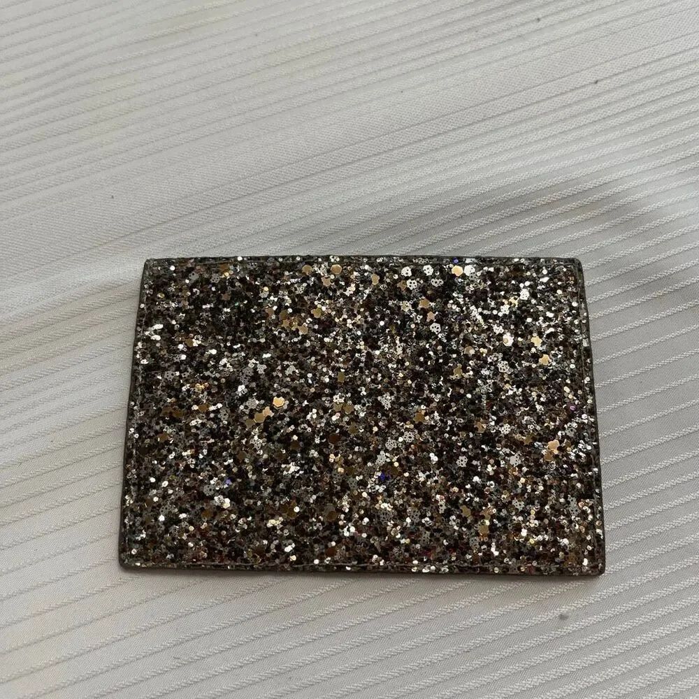 Kate Spade Cityscape Glitter Card Holder